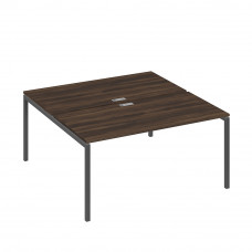 Рабочая станция (2х160) с металлокаркасом DUE дуб ристретто/ металлокаркас антрацит А4 А2 178 ДР