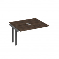 Секция рабочей станции 2х140 с металлокаркасом TRE дуб ристретто/ металлокаркас антрацит А4 А3 171-1 ДР