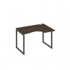Стол эргономичный правый на каркас QUATTRO Классика дуб ристретто/ металлокаркас антрацит А4 А4 042 ДР