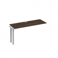 Секция стола 160 станции с опорами TRE дуб ристретто/ металлокаркас серый А4 С3 005-1 ДР