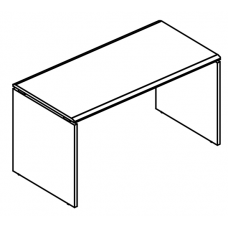 Стол письменный на каркасе ДСП (2 скоса) вяз либерти / вяз либерти МР ВЛ 016.01 ВЛ