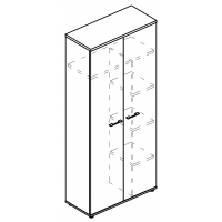 Шкаф для одежды c дополнением (топ ДСП) мокко премиум / вяз либерти МР 9409 МП/ВЛ/ВЛ