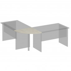 Угловой сегмент дуб шамони К.205 ДШ