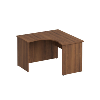 Стол эргономичный левый французский орех К.136 ОФ