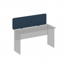 Экран настольный фронтальный тканевый, синий, для стола 140 МР А 865 BA40