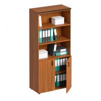 Шкаф для документов полузакрытый французский орех ДР 782 ОФ