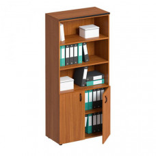 Шкаф для документов полузакрытый французский орех ДР 782 ОФ