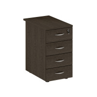 Тумба приставная 4-х ящичная с центральным замком венге темный ФР 214 ВТ