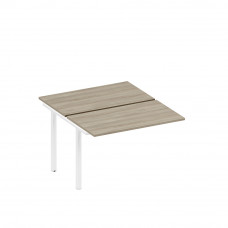 Секция стола рабочей станции на металлокаркасе вяз либерти/ белый гладкий А1 БГ 173.1-1 ВЛ