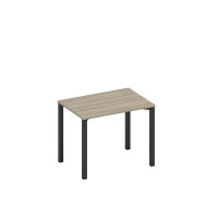 Стол письменный на металлокаркасе вяз либерти/ черный гладкий А1 ЧР 012.1 ВЛ