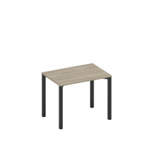 Стол письменный на металлокаркасе вяз либерти/ черный гладкий А1 ЧР 012.1 ВЛ