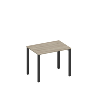 Стол письменный на металлокаркасе вяз либерти/ черный гладкий А1 ЧР 012.1 ВЛ