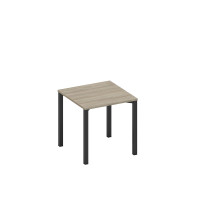 Стол письменный на металлокаркасе вяз либерти/ черный гладкий А1 ЧР 021.1 ВЛ