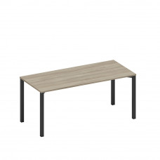 Стол письменный на металлокаркасе вяз либерти/ черный гладкий А1 ЧР 026.1 ВЛ