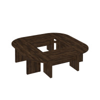 Стол переговорный составной дуб ристретто В 305-002 ДР