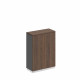 Шкаф для документов закрытый средний дуб гладстоун / антрацит премиум / дуб гладстоун СИ 318 ДГ АР ДГ