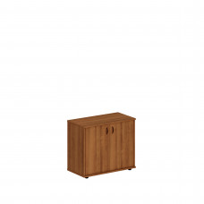 Шкаф закрытый низкий темный орех Исп.04
