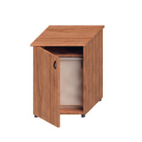 Тумба для холодильника с доводчиками темный орех ТЖ 382 ТО