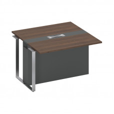 Секция стола для переговоров промежуточная дуб гладстоун / антрацит / антрацит СП 110 ДГ АР АР ХР