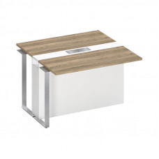 Секция стола для переговоров промежуточная дуб гладстоун светлый / белый премиум / белый премиум СП 110 ДС БП БП ХР