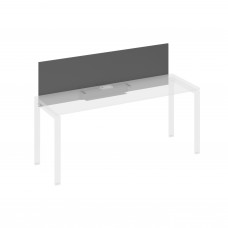 Экран настольный фронтальный для стола 180 с кабель-каналом антрацит премиум / металлокаркас антрацит А4 А 834 АР