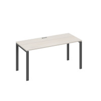 Стол письменный на металлокаркасе UNO дуб / металлокаркас антрацит А4 А1 015 ДШ