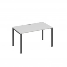 Стол письменный на металлокаркасе UNO серый / металлокаркас антрацит А4 А1 024 СЕ