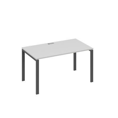 Стол письменный на металлокаркасе UNO серый / металлокаркас антрацит А4 А1 024 СЕ