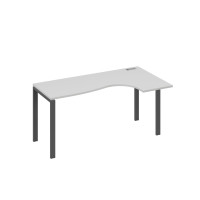 Стол эргономичный "Классика" правый на металлокаркасе UNO серый / металлокаркас антрацит А4 А1 036 СЕ