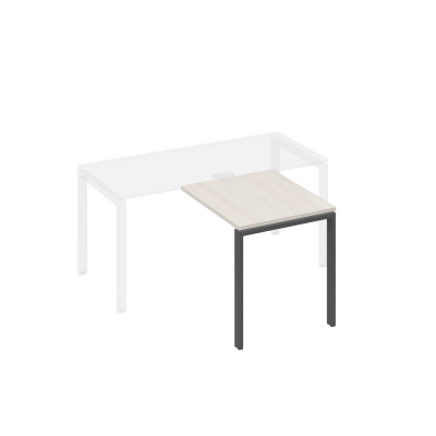 Брифинг-приставка каркас UNO металл дуб / металлокаркас антрацит А4 А1 073 ДШ