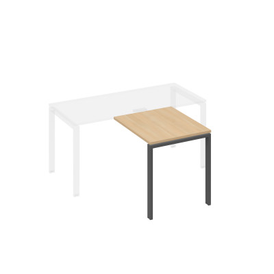 Брифинг-приставка каркас UNO металл натуральный дуб / металлокаркас антрацит А4 А1 073 НД