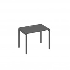 Стол письменный на металлокаркасе DUE антрацит премиум / металлокаркас антрацит А4 А2 012 АР