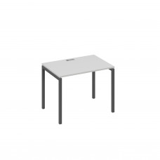 Стол письменный на металлокаркасе DUE серый / металлокаркас антрацит А4 А2 012 СЕ