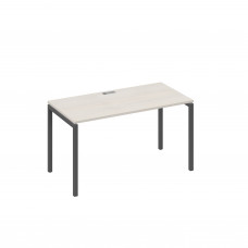 Стол 140x70 письменный на каркасе DUE дуб / металлокаркас антрацит А4 А2 014 ДШ