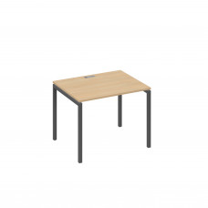 Стол письменный на металлокаркасе DUE натуральный дуб / металлокаркас антрацит А4 А2 022 НД