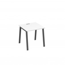 Стол письменный на металлокаркасе TRE белый премиум / металлокаркас антрацит А4 А3 021 БП