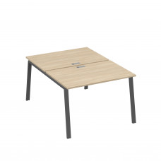 Станция (2х120) рабочая с металлокаркасом TRE дуб скандинавский / металлокаркас антрацит А4 А3 176 ДК