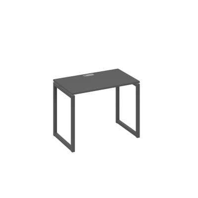 Стол письменный на металлокаркасе QUATTRO антрацит премиум / металлокаркас антрацит А4 А4 002 АР