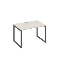 Стол письменный на металлокаркасе QUATTRO дуб / металлокаркас антрацит А4 А4 023 ДШ