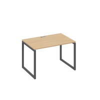 Стол письменный на металлокаркасе QUATTRO натуральный дуб / металлокаркас антрацит А4 А4 023 НД