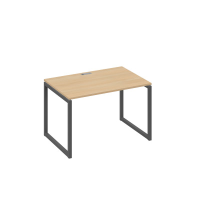 Стол письменный на металлокаркасе QUATTRO натуральный дуб / металлокаркас антрацит А4 А4 023 НД