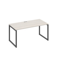 Стол письменный на металлокаркасе QUATTRO дуб / металлокаркас антрацит А4 А4 025 ДШ