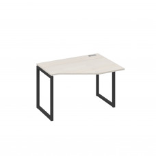 Стол эргономичный правый "Техно" на металлокаркасе QUATTRO дуб / металлокаркас антрацит А4 А4 052 ДШ