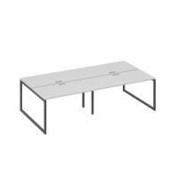 Станция (4х140) на металлокаркасе QUATTRO рабочая серый / металлокаркас антрацит А4 А4 174-2 СЕ