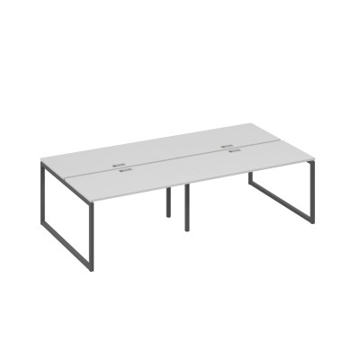 Станция (4х140) на металлокаркасе QUATTRO рабочая серый / металлокаркас антрацит А4 А4 174-2 СЕ