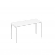 Стол письменный на металлокаркасе DUE белый премиум / металлокаркас белый А4 Б2 004 БП
