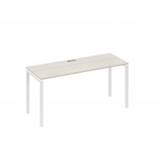 Стол письменный на металлокаркасе DUE дуб / металлокаркас белый А4 Б2 005 ДШ