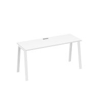 Стол письменный на металлокаркасе TRE белый премиум / металлокаркас белый А4 Б3 005 БП