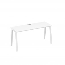 Стол письменный на металлокаркасе TRE белый премиум / металлокаркас белый А4 Б3 005 БП