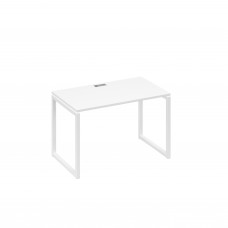 Стол письменный на металлокаркасе QUATTRO белый премиум / металлокаркас белый А4 Б4 013 БП